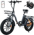 750W E-Mountainbike E-bike Klapprad 20 Zoll 48V 20Ah Elektrofahrrad Fatbike