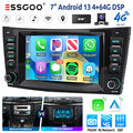 4+64G Autoradio DAB Carplay 4G LET Für Benz CLS E-Klasse W211 C219 2002-2008 KAM