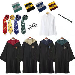 Erwachsene Kinder Unisex Zauberer Harry Potter Kostüm Umhang Set Kostüm DE