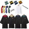 Erwachsene Kinder Unisex Zauberer Harry Potter Kostüm Umhang Set Kostüm DE