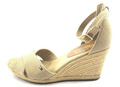 HILFIGER DENIM DAMEN SANDALEN SANDALETTEN  PANTOLETTEN Gr:41 Uk:7 BEIGE