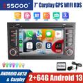 Für Audi A4 8E 8H B6 B7 2000-2009 64G Carplay Android13 Autoradio GPS NAVI BT FM