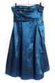 ZERO schulterfreies Kleid Damen Gr. DE 40 blau Elegant