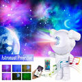 Astronaut Sternenhimmel Projektor Kinder Galaxy Lampe LED Nachtlicht mit Timer