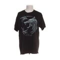 Fruit of the Loom, T-shirt, Größe: L, Schwarz/Mehrfarbig, Baumwolle, Print #DET