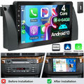 4+64G DAB+ Für BMW E38 5er E39 X5 E53 Android 13 Autoradio Apple Carplay GPS USB