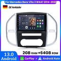 10" Autoradio für Mercedes Benz Vito 3 W447 2014 carplay android auto 2+64 WIFI