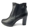 PIER ONE DAMEN STIEFEL STIEFELETTEN BOOTS GR: 38 UK: 5 SCHWARZ