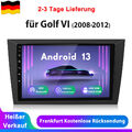 9" Android13 Autoradio Carplay GPS Nav BT WIFI DAB+ 6+128G Für Golf VI 2008-2012