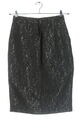 BODEN LIMITED EDITION High Waist Rock Damen Gr. DE 34 schwarz-silberfarben