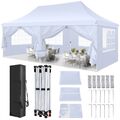 Pavillon 3x3, 3x6m Faltpavillon Wasserdicht Stabil Gartenpavillon Faltbar Zelt