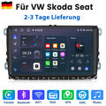 9"Android 12 Autoradio Carplay Für VW GOLF 5 PASSAT Jetta GPS WiFi DAB+ BT 2+32G