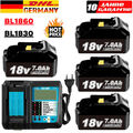 Für Makita BL1850 Li-ion Akku 18V 7,0Ah BL1860B 196672-8 LXT BL1830 Ersatzakku