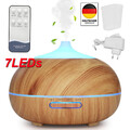 7 LED Licht Ultraschall Luftbefeuchter Aroma Diffuser Diffusor Humidifier 550ml