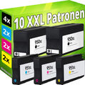 Set 10x TINTE für HP 950XL 951XL OfficeJet 251dw 276dw 8100 8600 8610 8615 8620