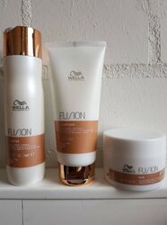 Wella Fusion Pflegeset - Shampoo (250ml), Conditioner(200ml) und Maske (150ml)