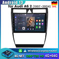9" für Audi A6 S6 RS6 C5 1997-2004 Android 13 Autoradio GPS NAVI Wifi RDS 4+64GB