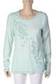 SPORTALM KITZBÜHEL Longsleeve-Shirt mit Flock-Print D 42 mint Sugar Pine Top