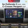 6+128GB für Mitsubishi Outlander 2005-2011 Android 13 Autoradio CarPlay GPS Navi