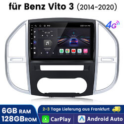 8Kern android13 Carplay6+128G Für Benz Vito3 2014-2020 autoradio WIFI SWC 4G DAB