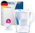 BRITA Wasserfilter-Kanne Marella Weiß (2,4L) Inkl. 3X MAXTRA PRO All-In-1 Kartus