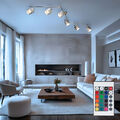 Deckenlampe Deckenleuchte Wohnzimmerlampe Dimmer Fernbedienung beweglich RGB LED