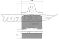 Tomex Brakes Bremsbelag Satz Bremsscheibe Scheibenbremse für Citroen SM BX