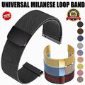 Milanese Armband für Samsung Amazfit Huawei Garmin Metall Mesh Band 18-20-22mm