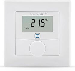 Homematic IP Smart Home Wandthermostat mit Luftfeuchtigkeitssensor, digitales