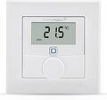 Homematic IP Smart Home Wandthermostat mit Luftfeuchtigkeitssensor, digitales