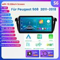 Für Peugeot 508 2011-2018 CarPlay 10.33"Android12 Autoradio GPS WIFI BT5.0 6+64G