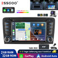 DAB+ 2+32G Android 13 Carplay Autoradio GPS Navi WIFI +KAM Für Audi A3 S3 RS3 8P