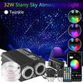 Auto Lichtfaser LED RGBW Sternenhimmel Glasfaser Optik Licht Twinkle & Meteor DE