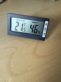 LCD Digital Thermometer und Hygrometer Max Min Memory Celsius Fahrenheit