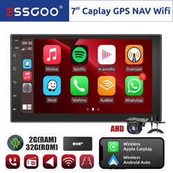 7" Android 13 Carplay DAB+ Autoradio 2 DIN GPS Navigation Wifi BT 2+32G KAM MIK