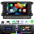 DAB+ Für Golf 5 6 Plus Touran Caddy Jetta Autoradio Android 14 4+64G Carplay GPS