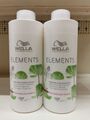 Wella ELEMENTS Shampoo, 2x 1000 ml Calming mit Pumpen im SET Neue Aufmachung