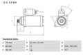 BOSCH 0 986 026 160 Starter Anlasser 2kW für VW GOLF VI (5K1) TIGUAN (5N) 12V