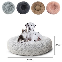 XXL Hundebett Winter Hundekissen Hundesofa Schlafplatz Hundekorb Tierbett 100 cm