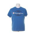 Champion, T-shirt, Größe: M, Blau/Mehrfarbig, Baumwolle, Print #X06