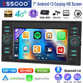 4+64G Android 13 Autoradio Für Ford Transit Bus S-Max Focus Kuga Fusion DAB Navi