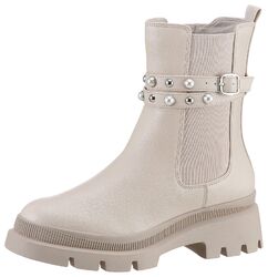 Tamaris Chelseaboots mit modischen Zierperlen und Nieten, Gr. 39 , B-Ware