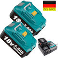 2x 18V 5,0Ah für Makita Akku 18V Li-Ion Akku BL1860B BL1850B BL1830 Ersatz Akku