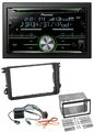 Pioneer Bluetooth MP3 DAB 2DIN USB CD Autoradio für VW Sharan ab 10 Tiguan ab 07