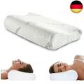 Orthopädisches Nackenstützkissen aus Memory Foam - ergonomisches Kopfkissen, A