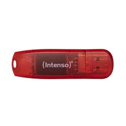 Intenso Rainbow Line 128GB USB-Stick USB 2.0 rot Speicherstick externer Speicher