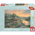 Schmidt Spiele Puzzle Thomas Kinkade Studios: Tagesanbruch im Emerald Valley