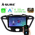 Autoradio Android 13 Carplay BT GPS Navi SWC Für Ford Transit Custom 2012-2021