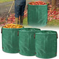 3pcs Gartensack Laubsack Gartenabfallsack Laubsäcke Rasensack mit Haltegriffe