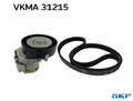 SKF VKMA 31215 Keilrippenriemensatz für AUDI A2 SEAT Ibiza SKODA Fabia VW Lupo